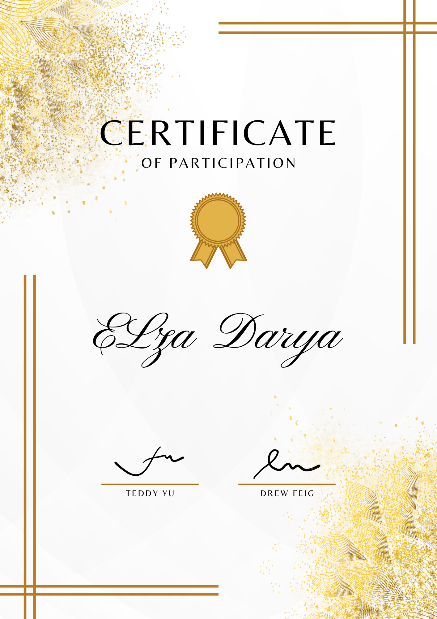 Certificates